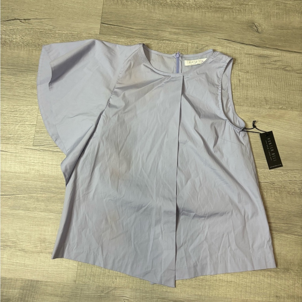 NWT Hunter Bell Palmer Top in lavender Size 8